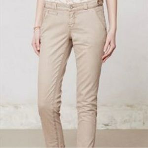 𝅺Pilcro Anthropologie Hyphen Fit Khaki Pants Size 32